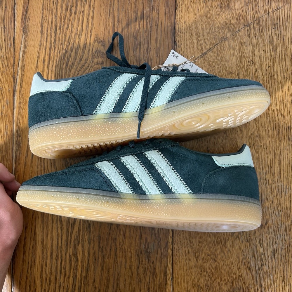 Adidas Womens Size 10 Handball Spezial Aurora Ivy/ Ash Green Athletic Shoes - Picture 7 of 8